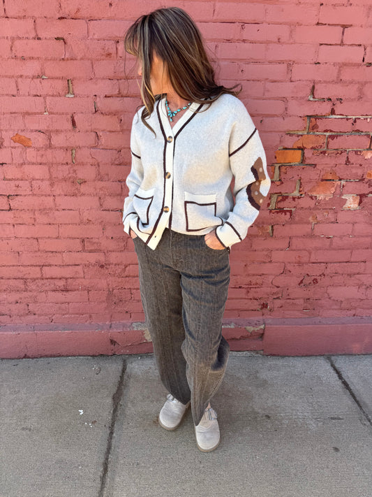 DUSTY TRAIL BUTTON UP CARDIGAN