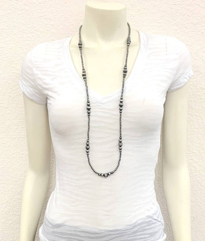 36" NAVAJO INSPIRED BEAD NECKLACE