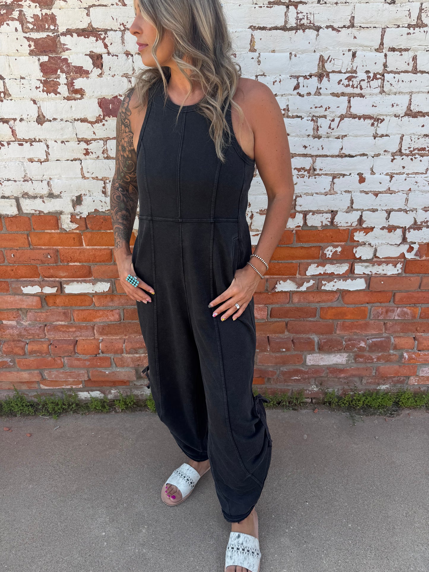 THE LONESTAR CINCHED LEG JUMPSUIT