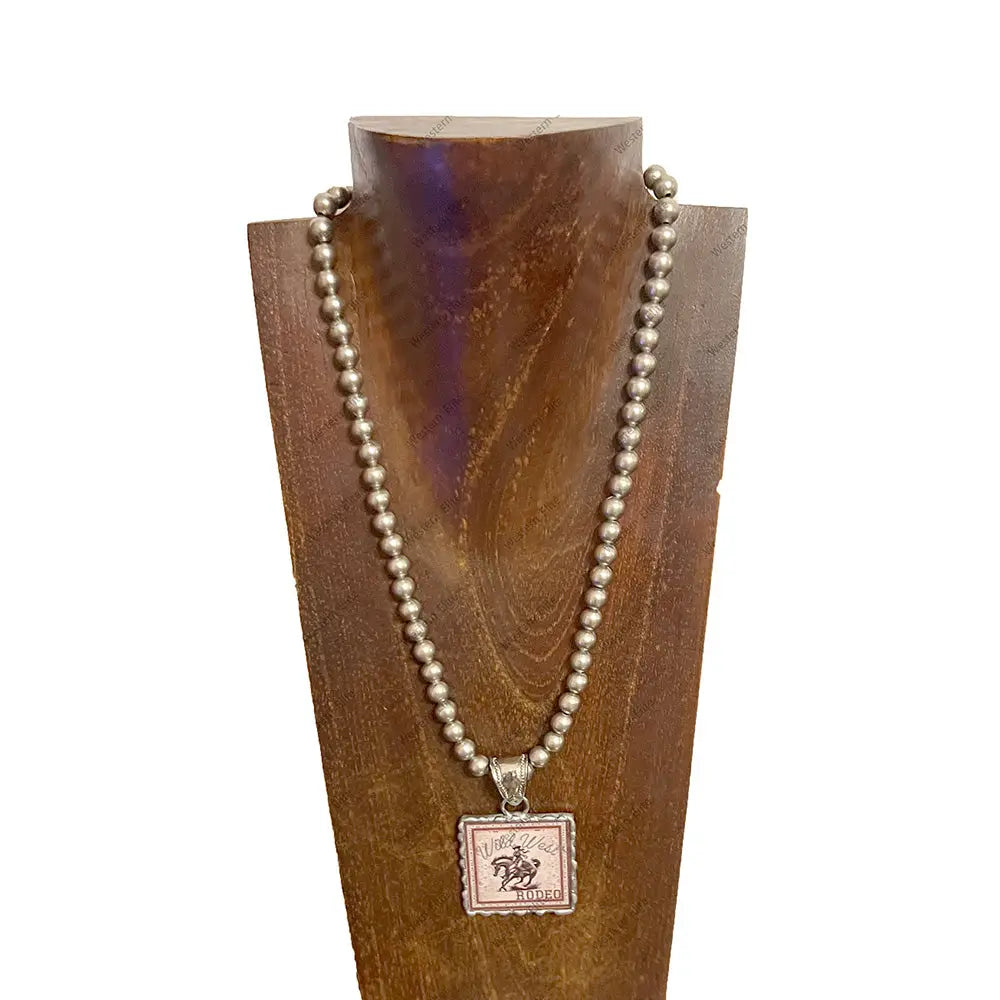 WESTERN PICTURE PENDANT NECKLACE