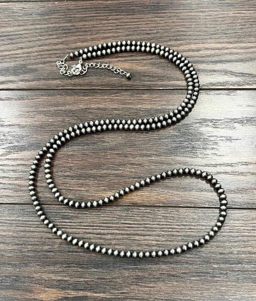 46" NAVAJO INSPIRED BEAD NECKLACE