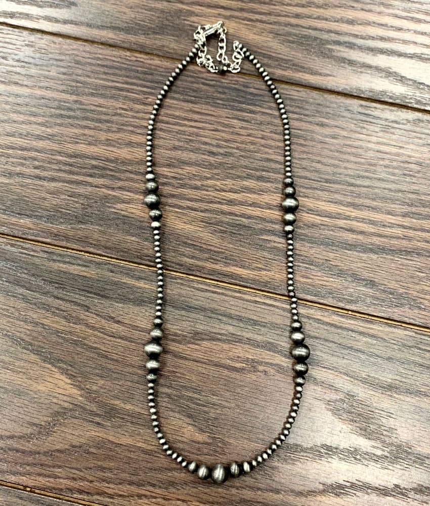 22" NAVAJO INSPIRED BEAD NECKLACE