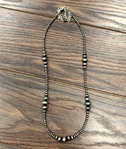 22" NAVAJO INSPIRED BEAD NECKLACE
