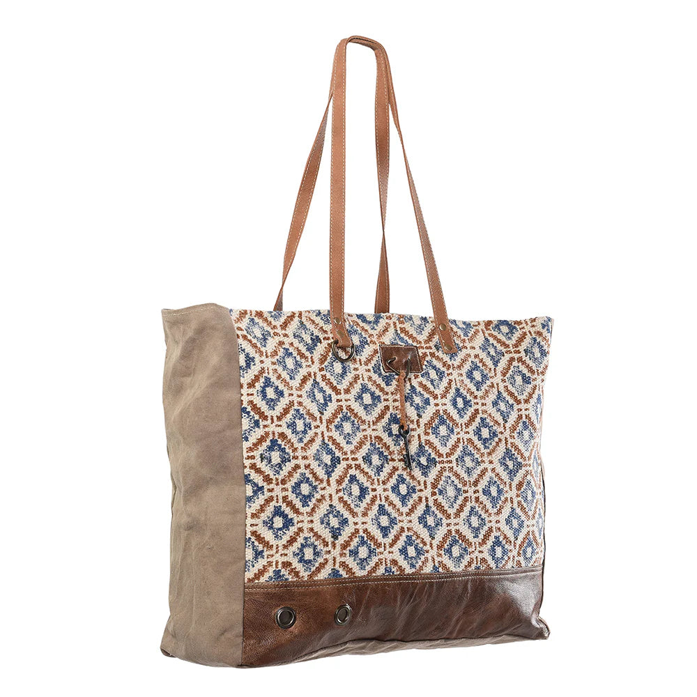 WEEKENDER UPCYCLED CANVAS LADIES BAG