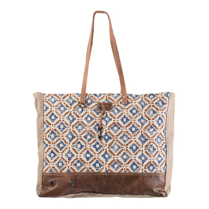 WEEKENDER UPCYCLED CANVAS LADIES BAG