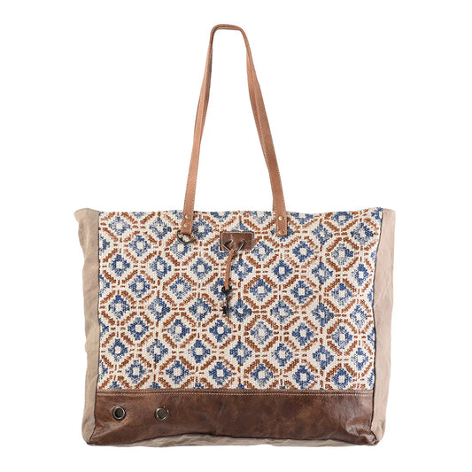 WEEKENDER UPCYCLED CANVAS LADIES BAG