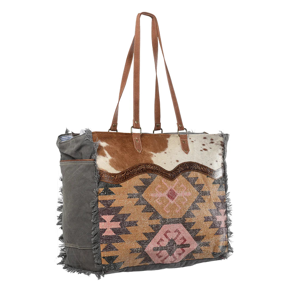 WEEKENDER UPCYCLED CANVAS LADIES BAG