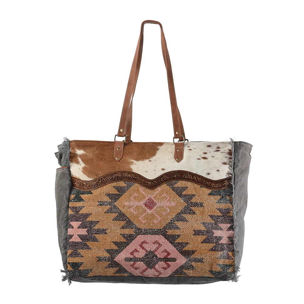 WEEKENDER UPCYCLED CANVAS LADIES BAG