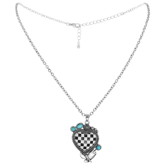 CHECKERED NECKLACE