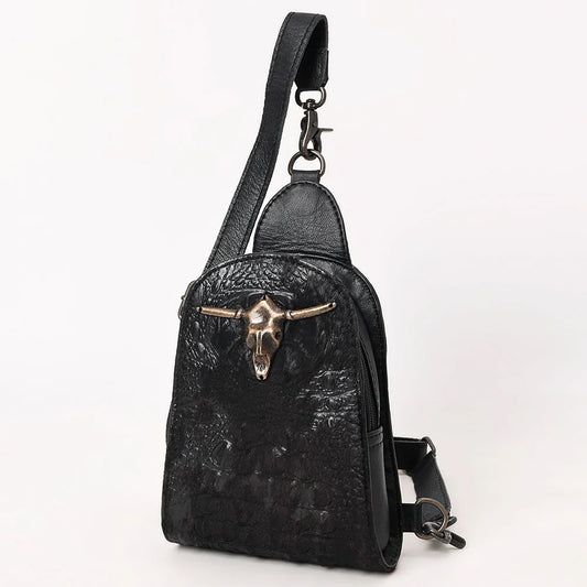 AMERICAN DARLING GENUINE LEATHER SLING BAG