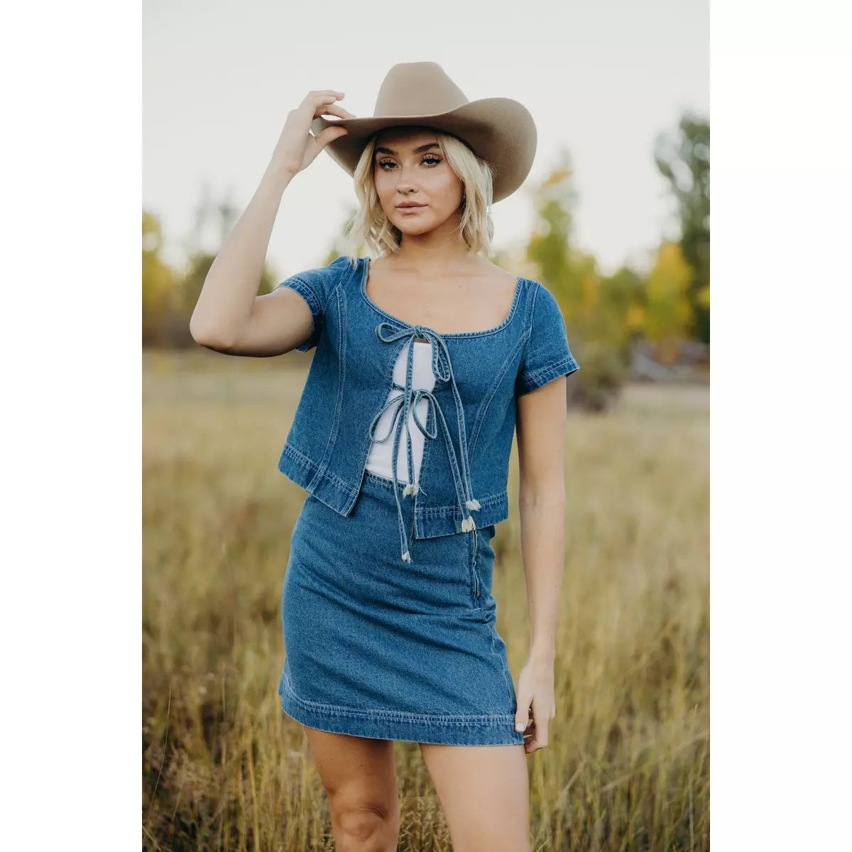 DAYBREAK DENIM TOP