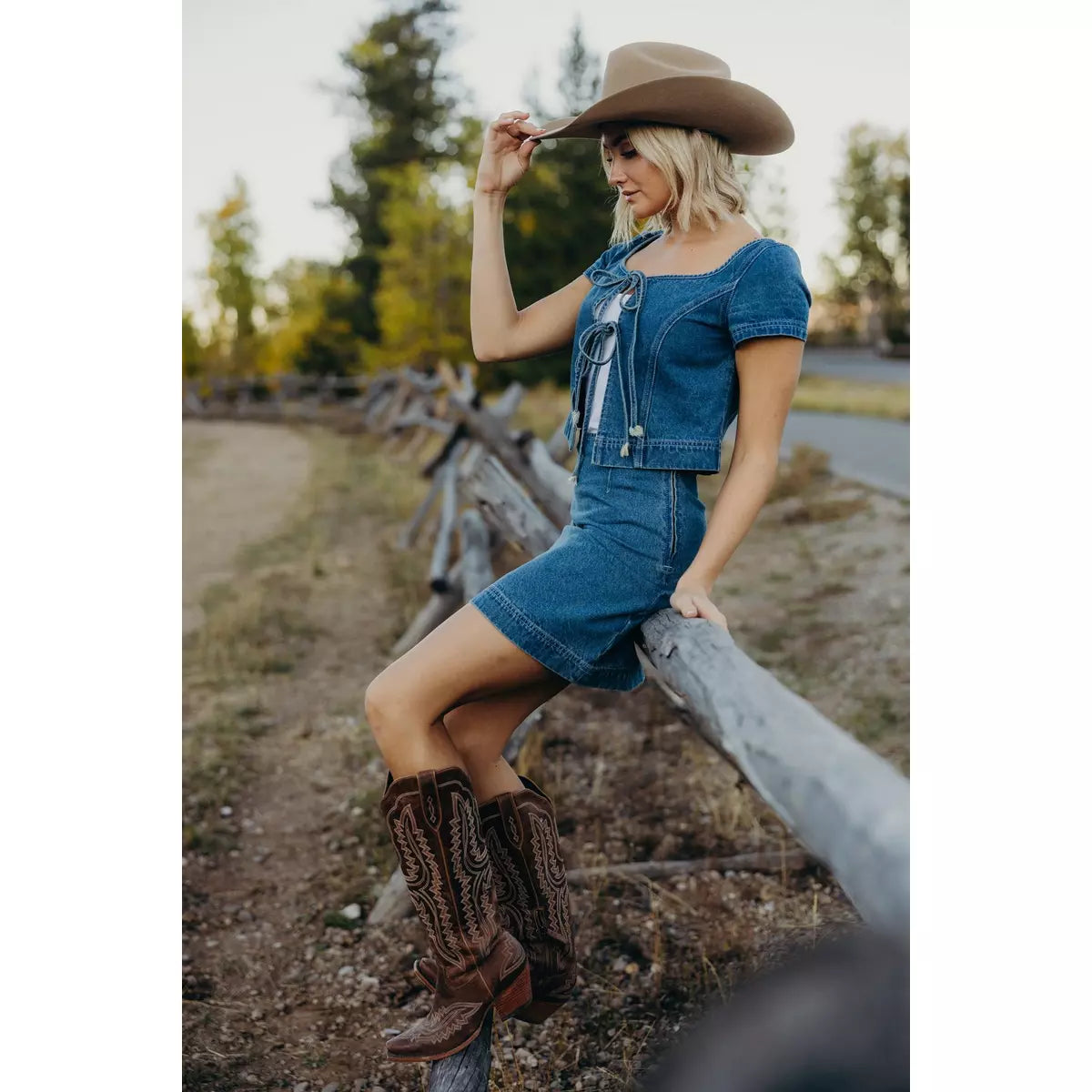 DAYBREAK DENIM SKIRT