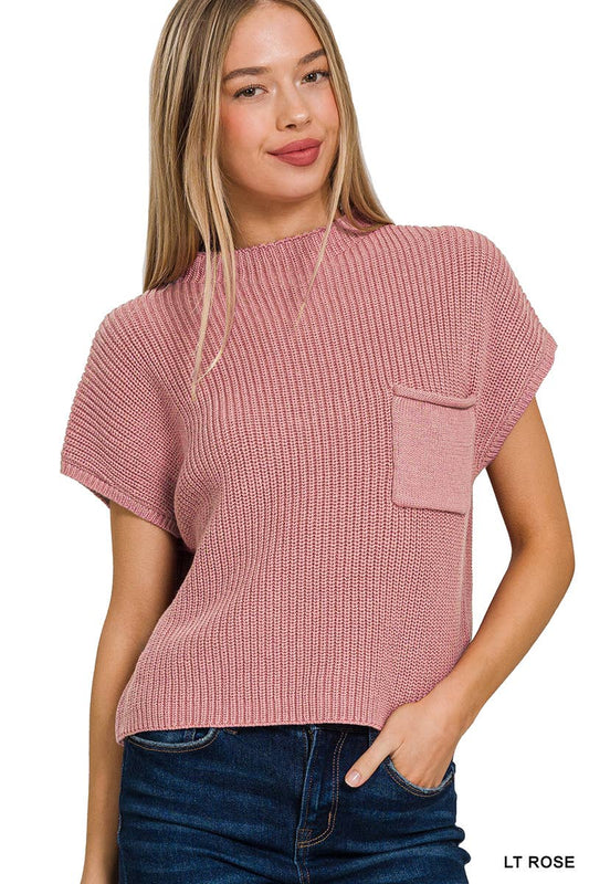 CROPPED SWEATER TOP