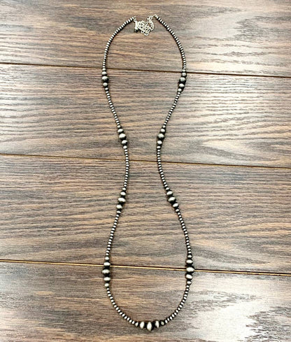 36" NAVAJO INSPIRED BEAD NECKLACE