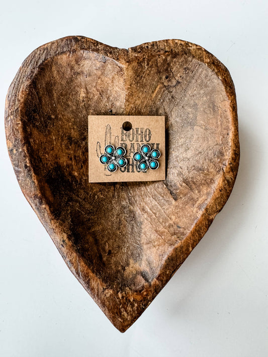 FLOWER EARRING STUDS
