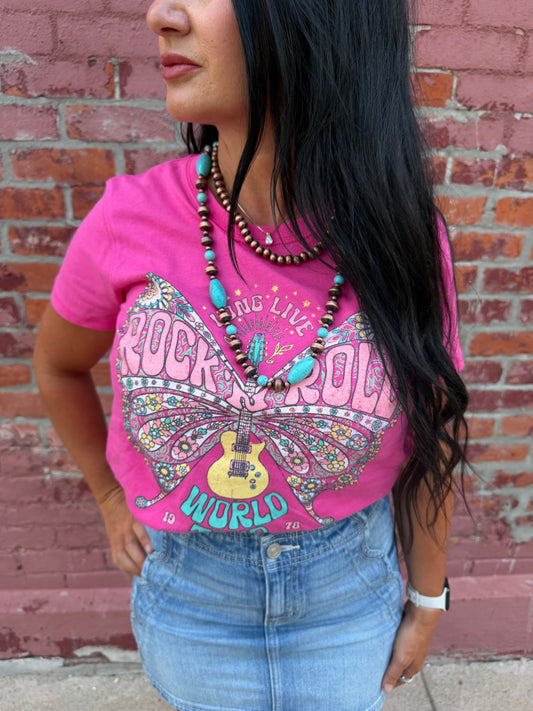 ROCK N ROLL BUTTERFLY TOUR TEE