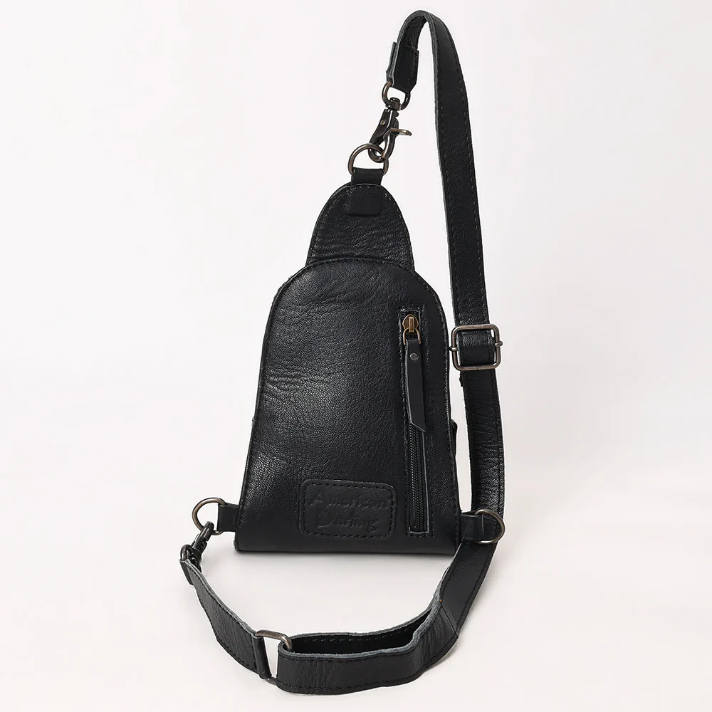 AMERICAN DARLING GENUINE LEATHER SLING BAG