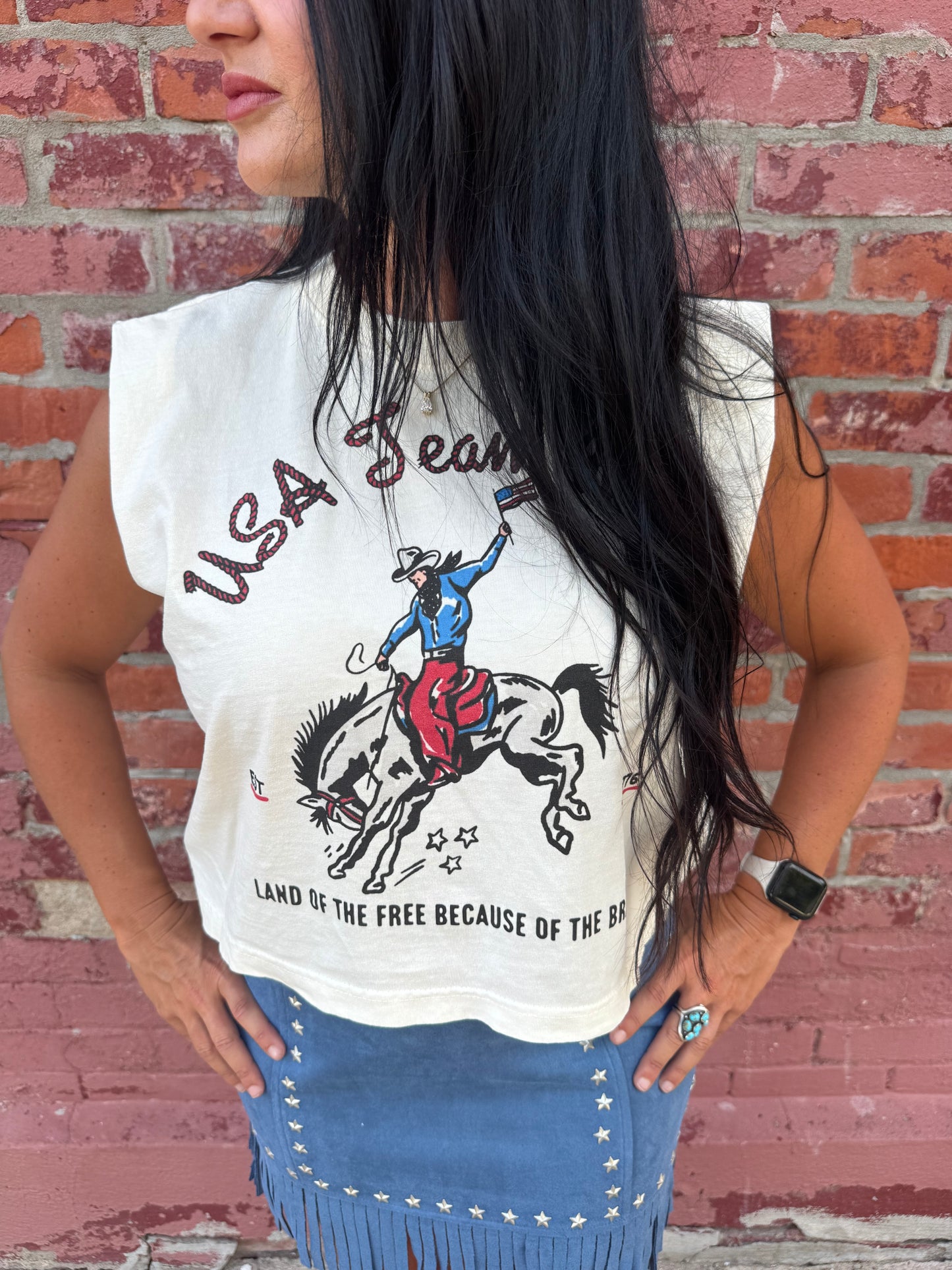 USA TEAM RODEO MUSCLE TANK