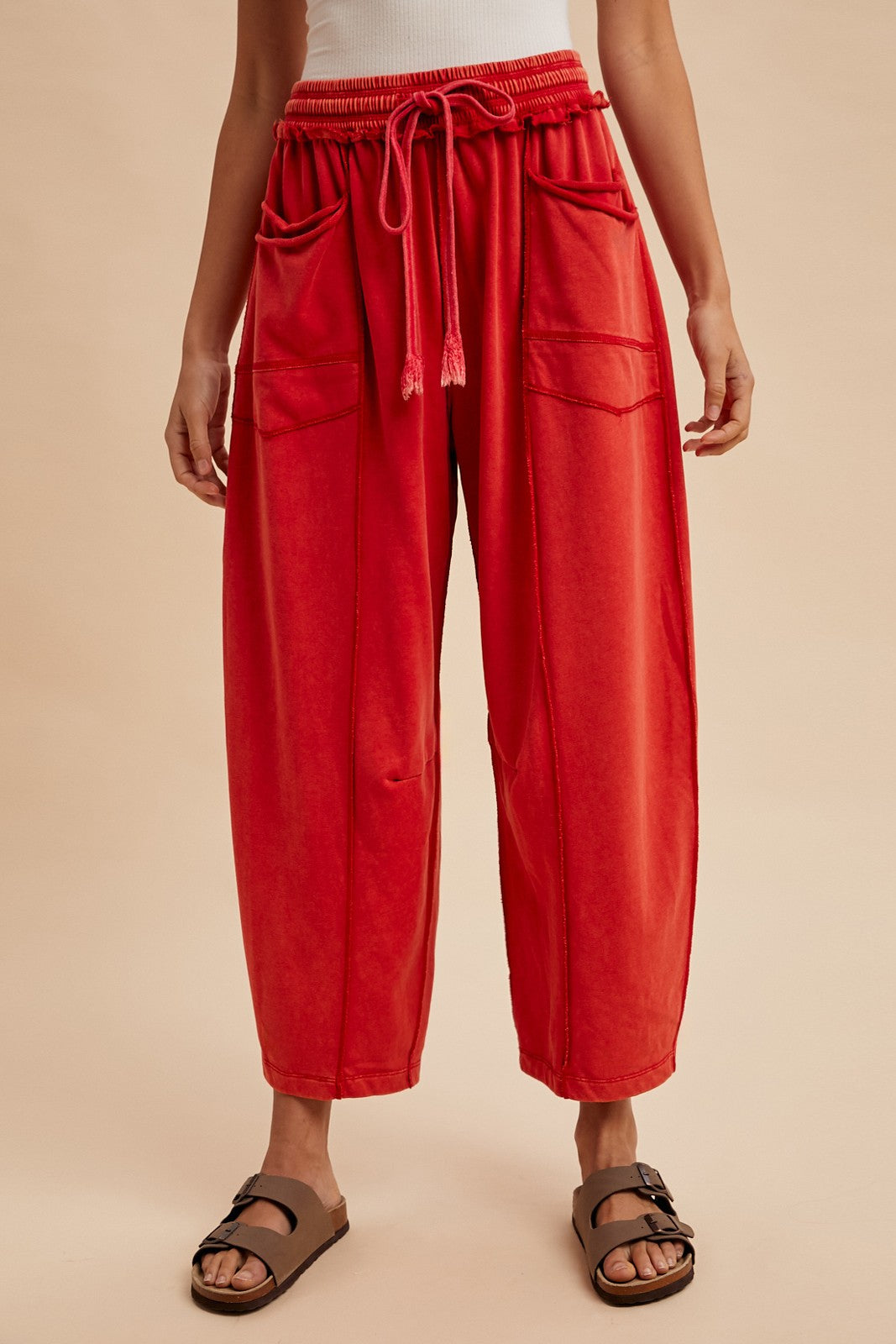 CHERRY TRAIL BARREL PANTS