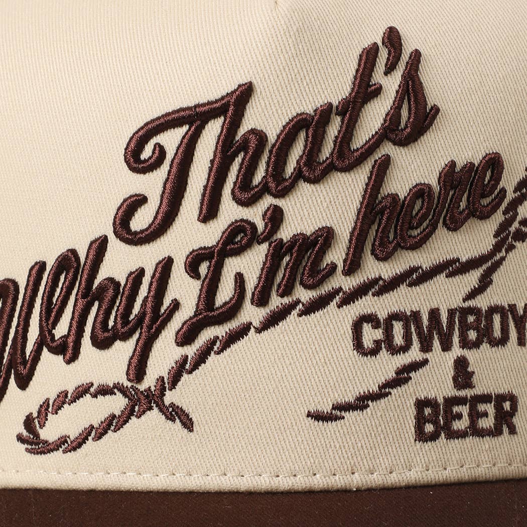 That's Why I'm here Trucker Hat