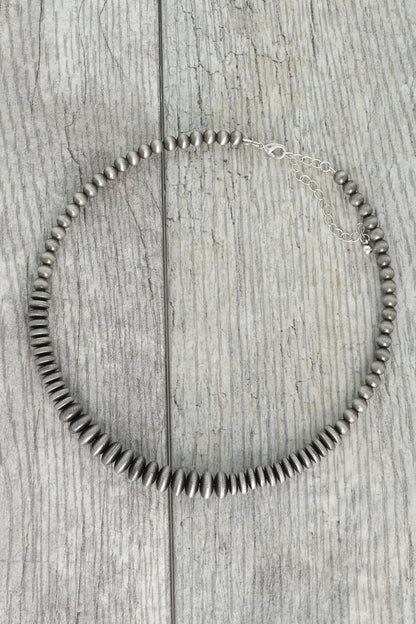 NAVAJO PEARL BEADED COLLAR NECKLACE