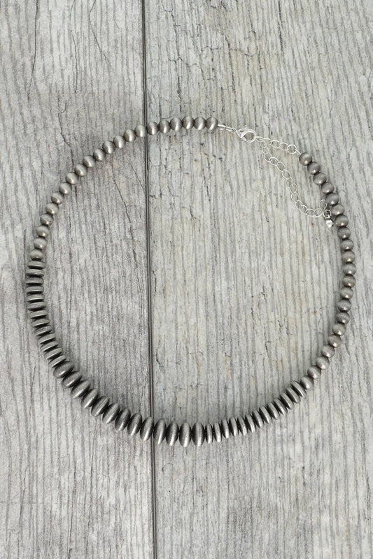 NAVAJO PEARL BEADED COLLAR NECKLACE