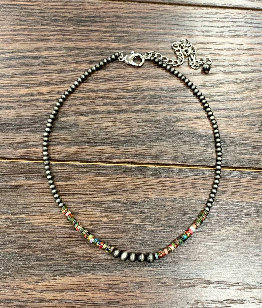 RIDGE PEARL NECKLACE