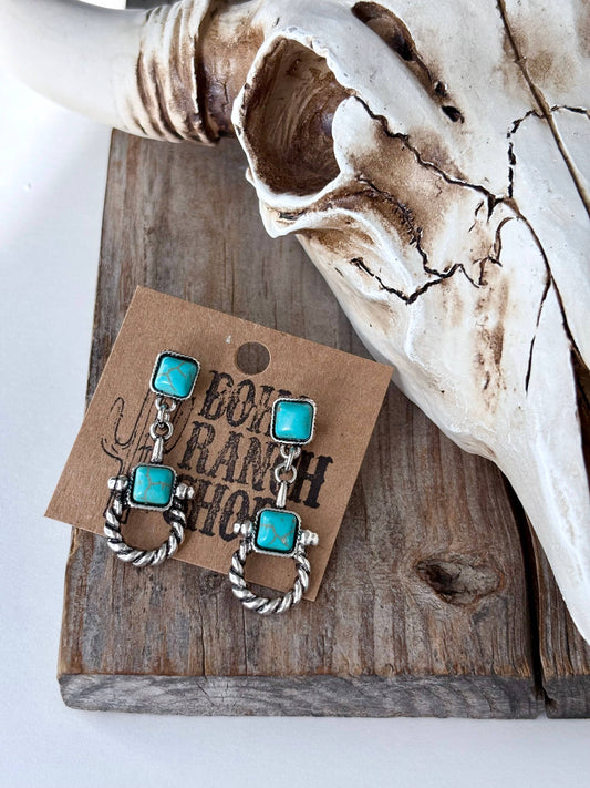 THE RODEO BIT EARRINGS