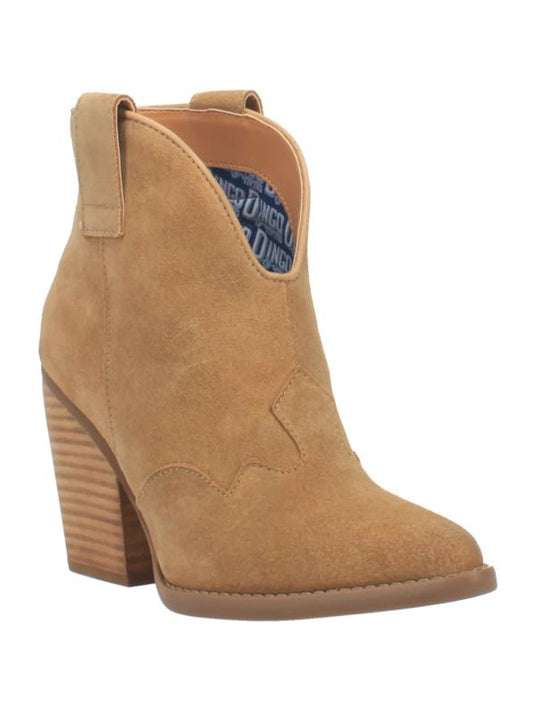 THE FLANNIE LEATHER BOOTIE