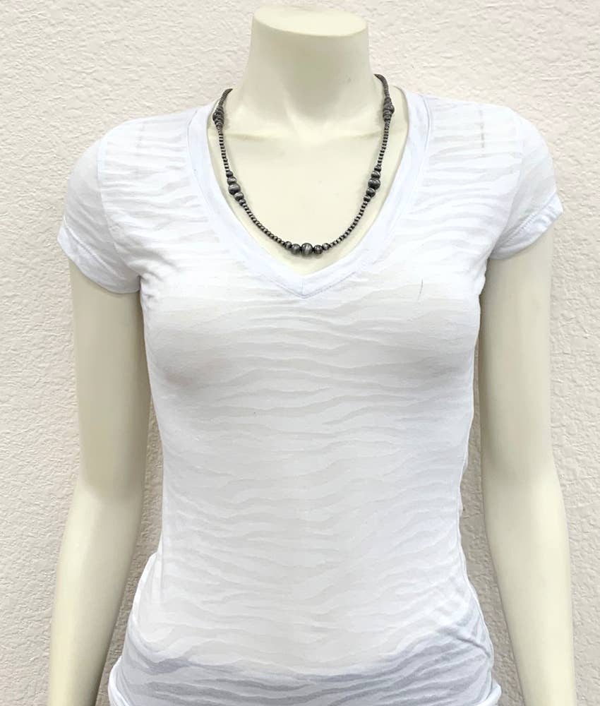 22" NAVAJO INSPIRED BEAD NECKLACE
