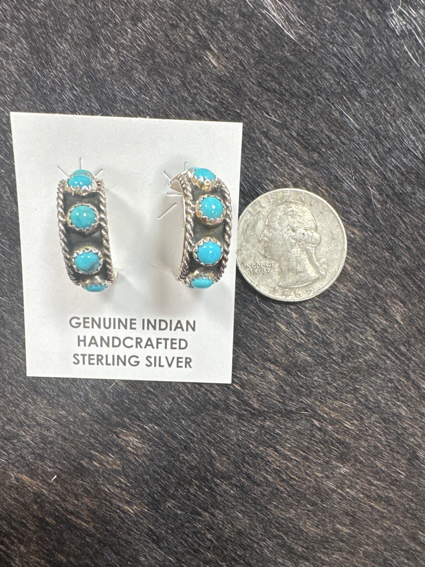 TURQUOISE HOOPS