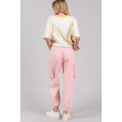 WILLOW-DENIM CARGO JOGGERS