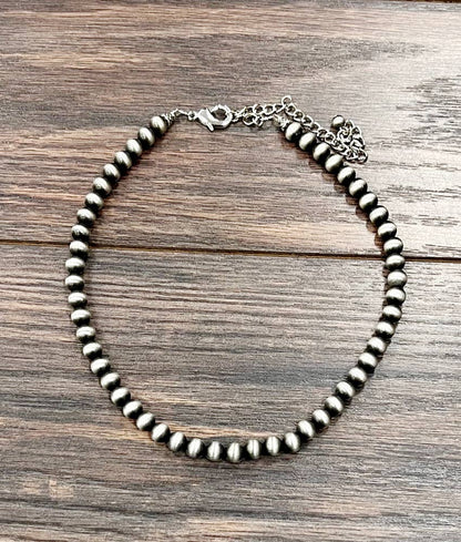 16" NAVAJO INSPIRED BEAD NECKLACE