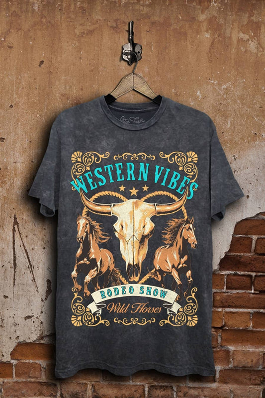 WESTERN VIBES RODEO GRAPHIC TEE