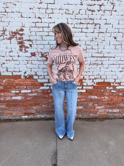 THE FLETCHER WIDE LEG JEAN