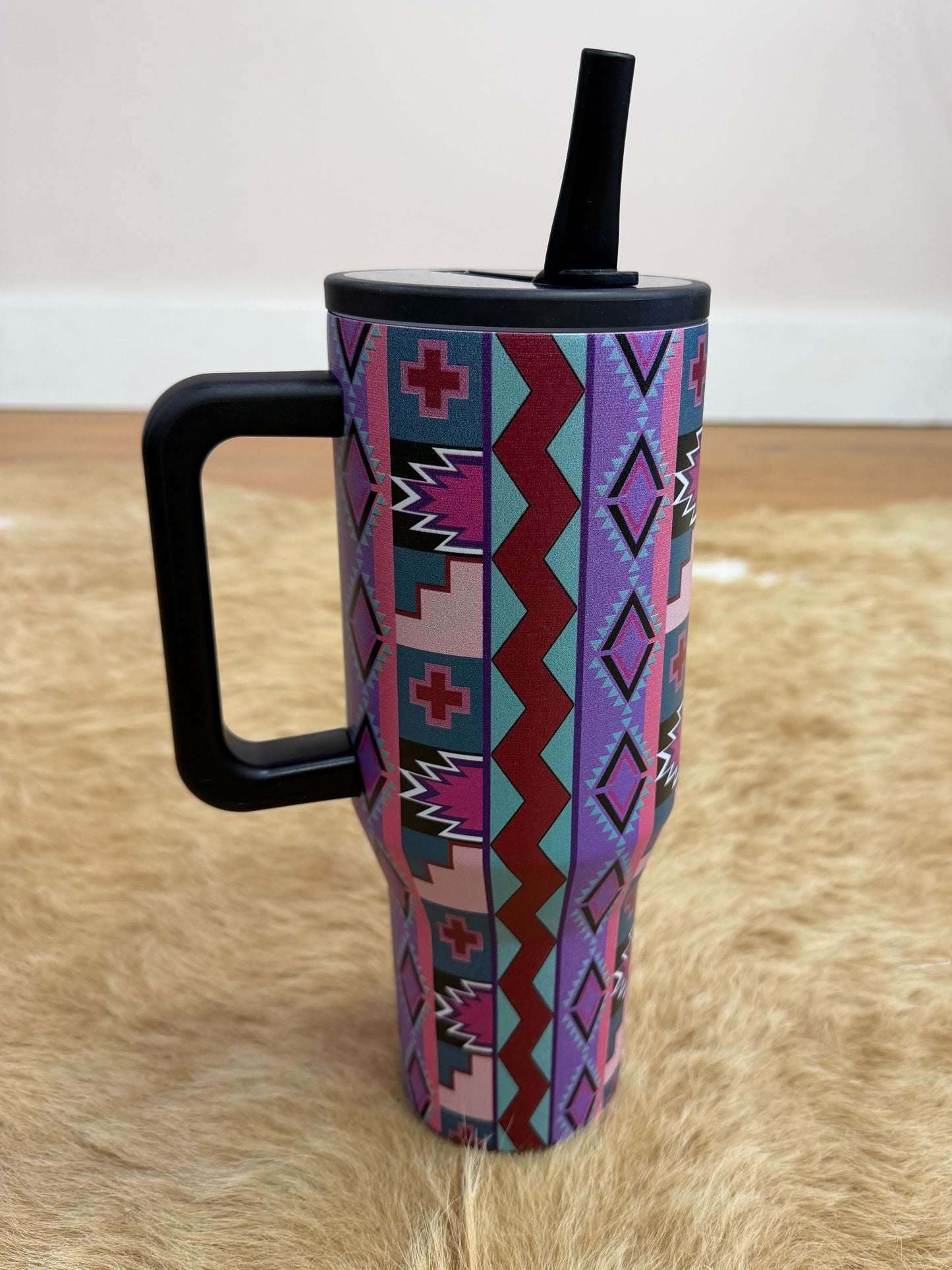 AZTEC PRINT TUMBLER