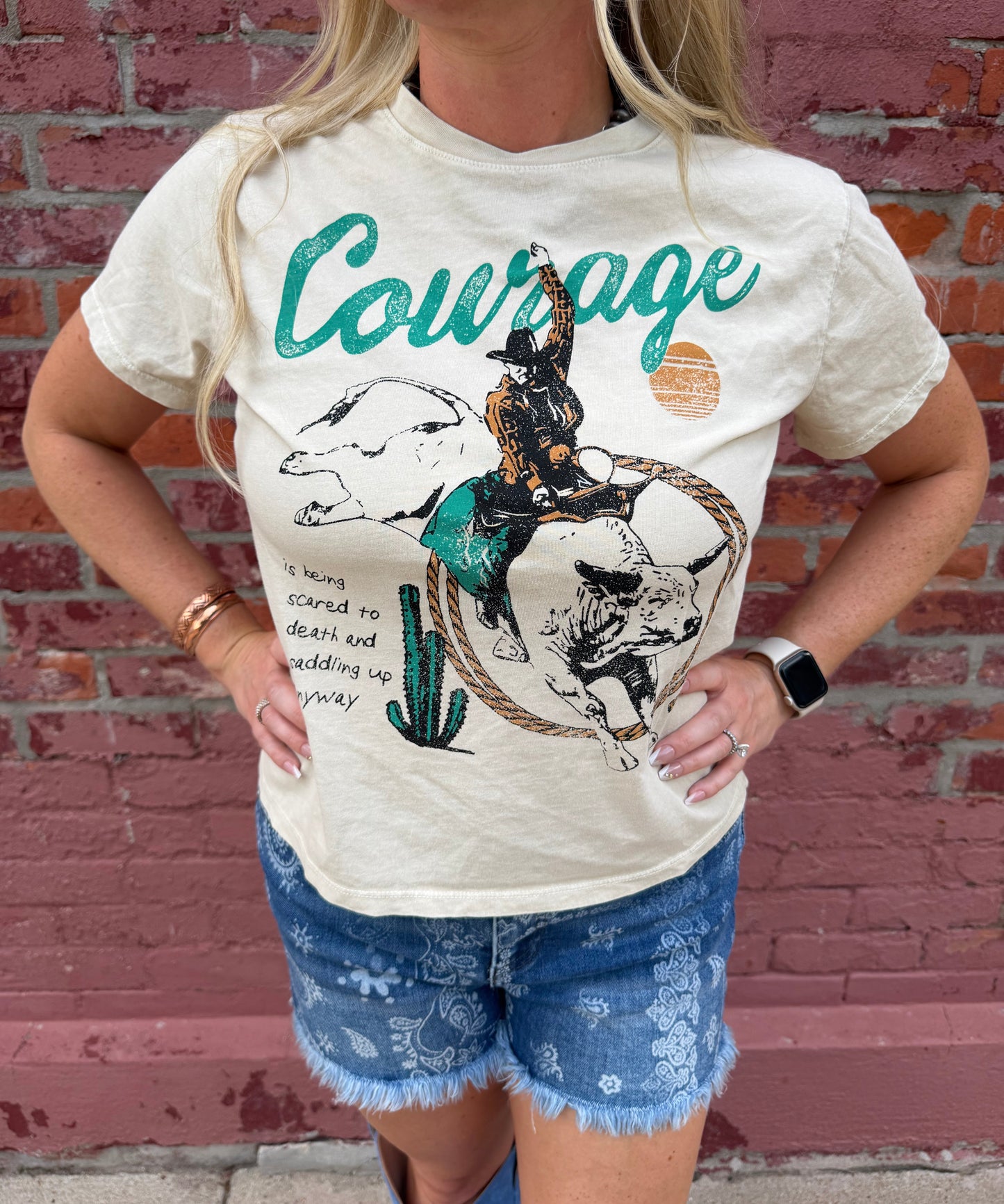 COURAGE GRAPHIC TEE