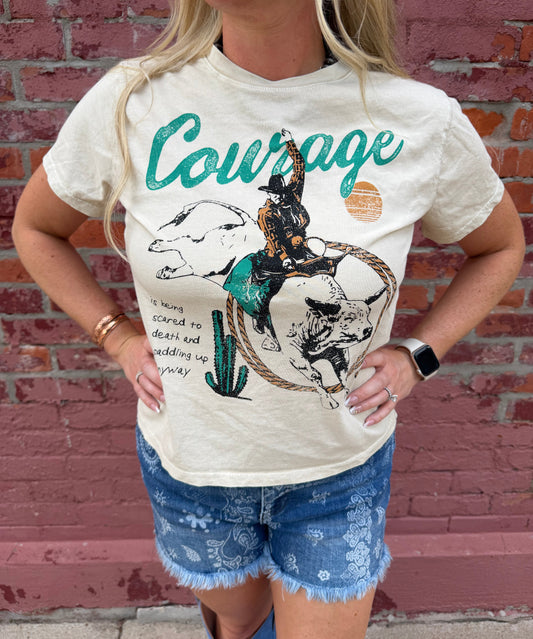 COURAGE GRAPHIC TEE