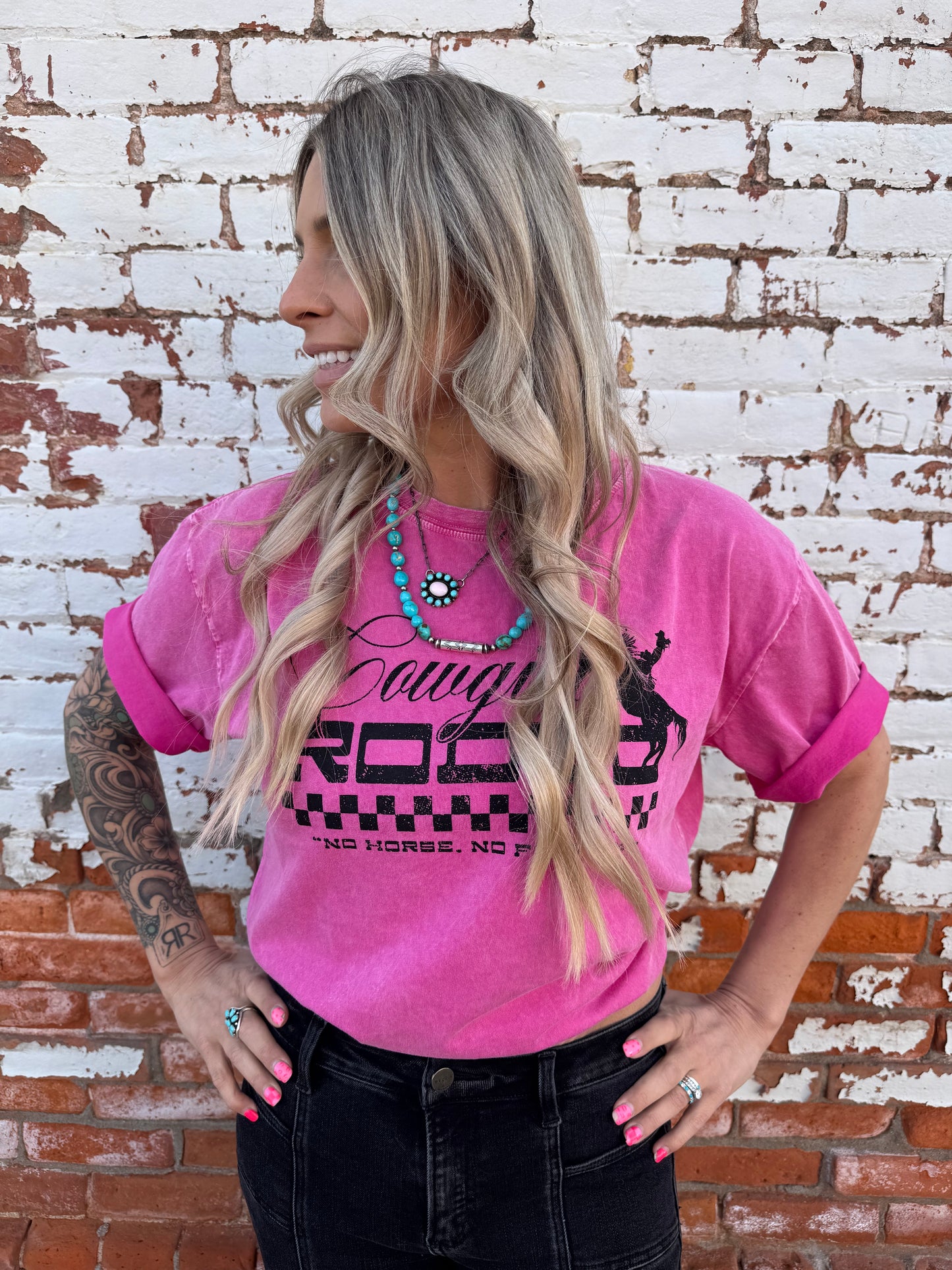 COWGIRL RODEO OVERSIZED GRAPHIC TEE