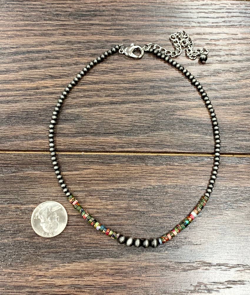 RIDGE PEARL NECKLACE