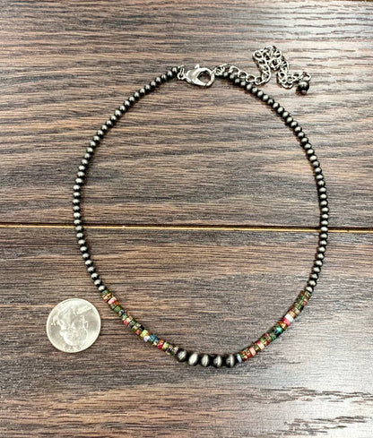 RIDGE PEARL NECKLACE