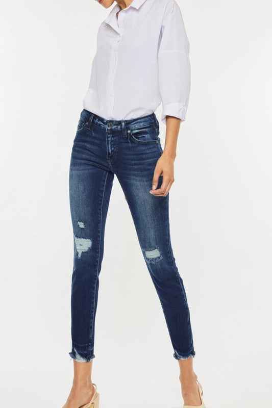 KATE DISTRESSED SKINNY JEANS