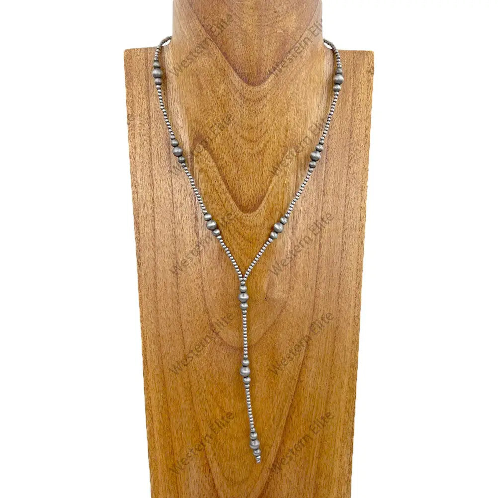 NAVAJO INSPIRED PEARL LARIAT