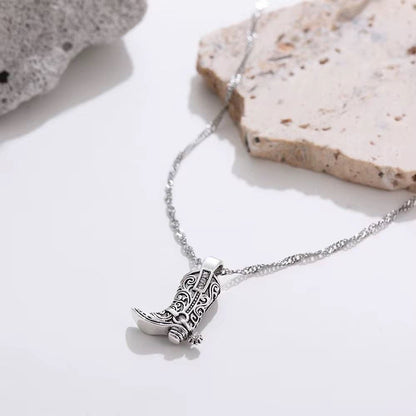 COWBOY BOOT NECKLACE