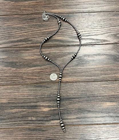 31" NAVAJO INSPIRED LARIAT NECKLACE