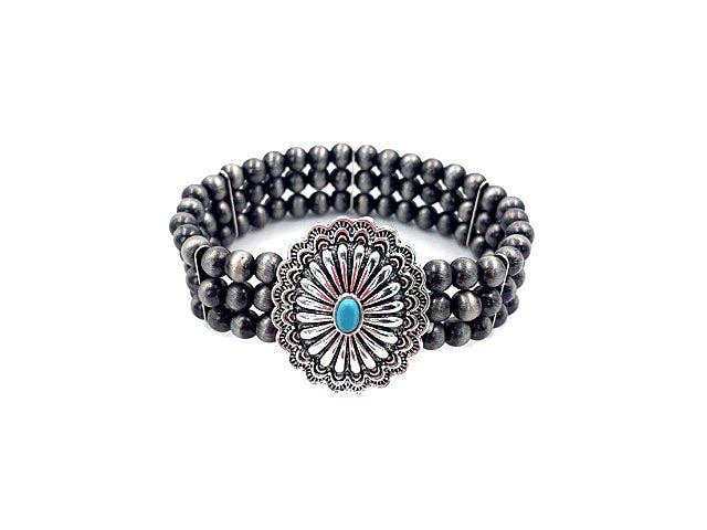 COWGIRL CONCHO STRETCH BRACELET