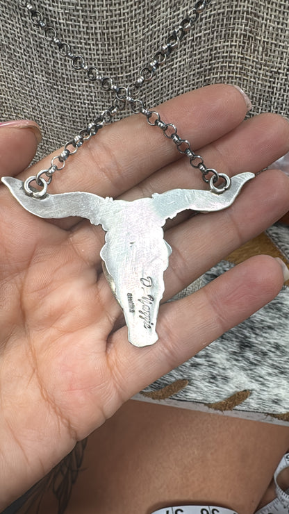 LONG HORN NECKLACE