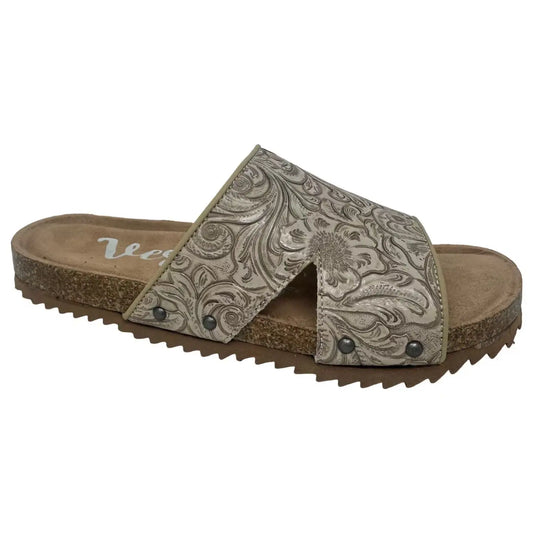 THE JORDYN BOHO FLORAL SANDAL