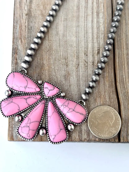 COWGIRL BLOSSOM STATEMENT NECKLACE