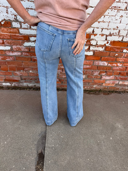 THE FLETCHER WIDE LEG JEAN